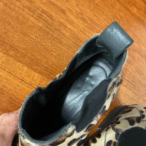 Zadig Voltaire Women Animal Leopard Cheetah Fur Print Chelsea Boot Size 40EU 9US - Picture 7 of 10